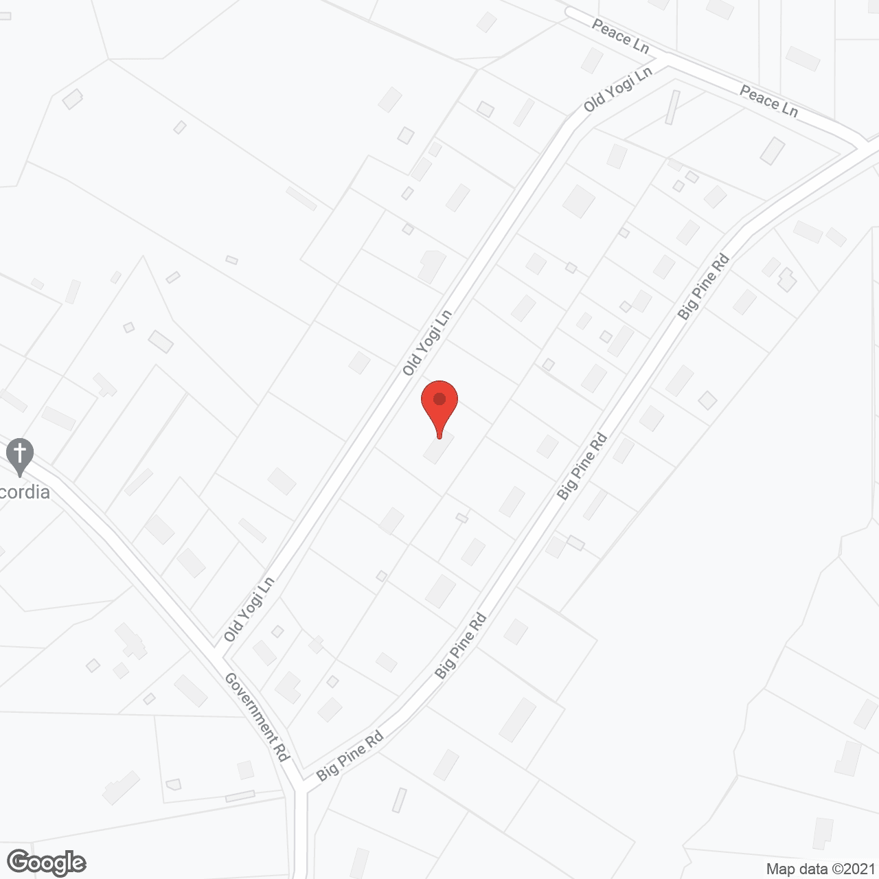 Map of the neighborhood around Country Wood Family Care