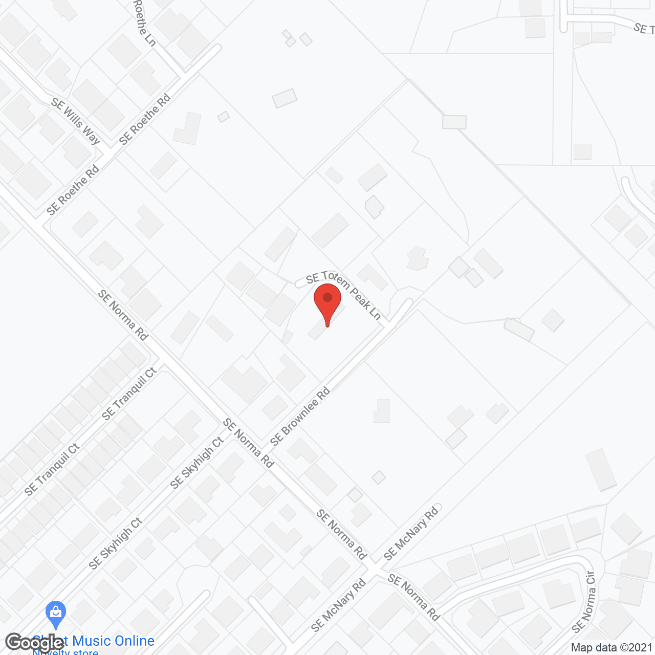 Map of the neighborhood around Anakalia Estate