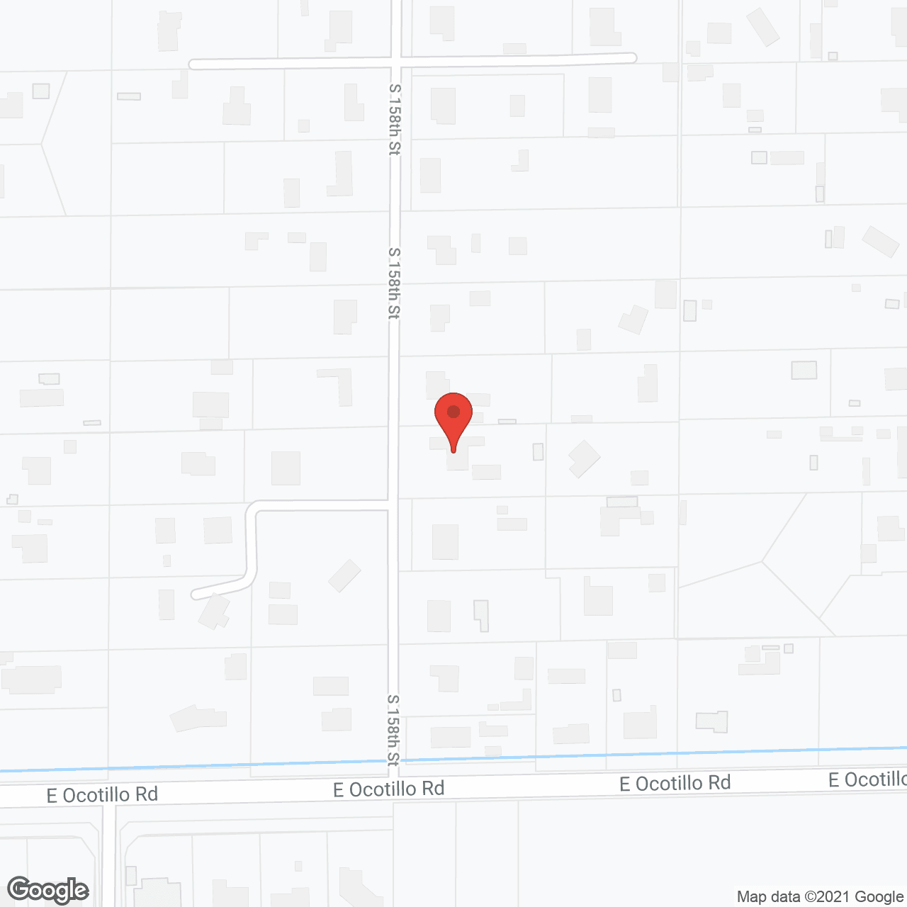 Map of the neighborhood around Hamilton House