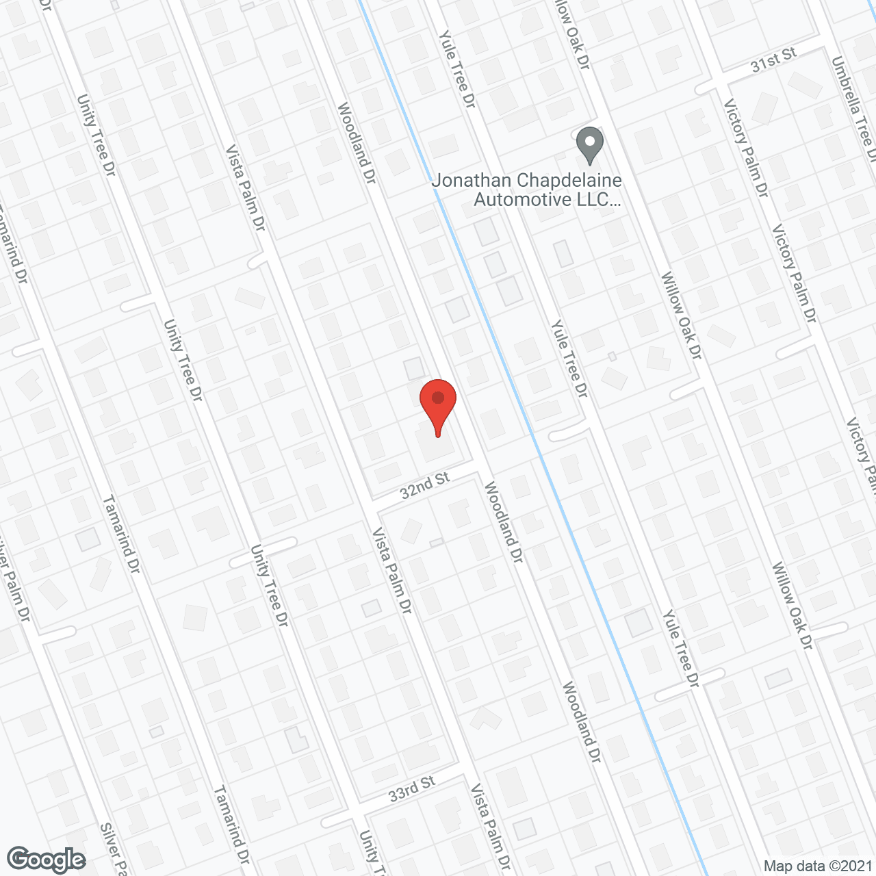 Map of the neighborhood around The Woodlands