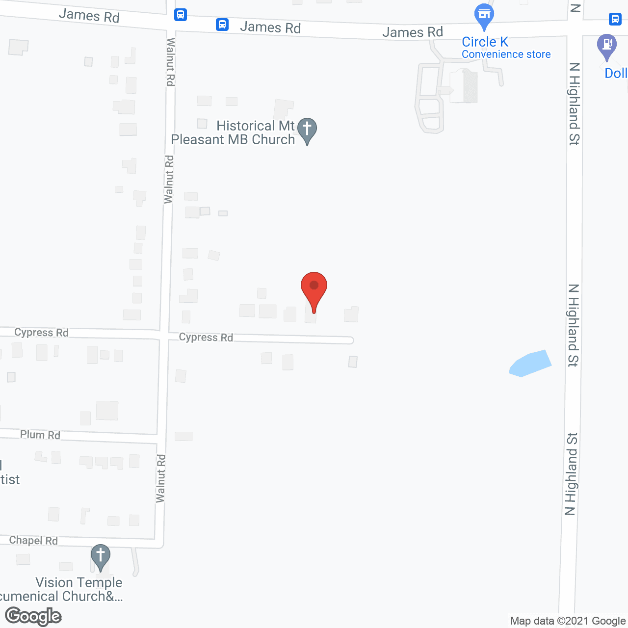 Map of the neighborhood around Bond Care Home