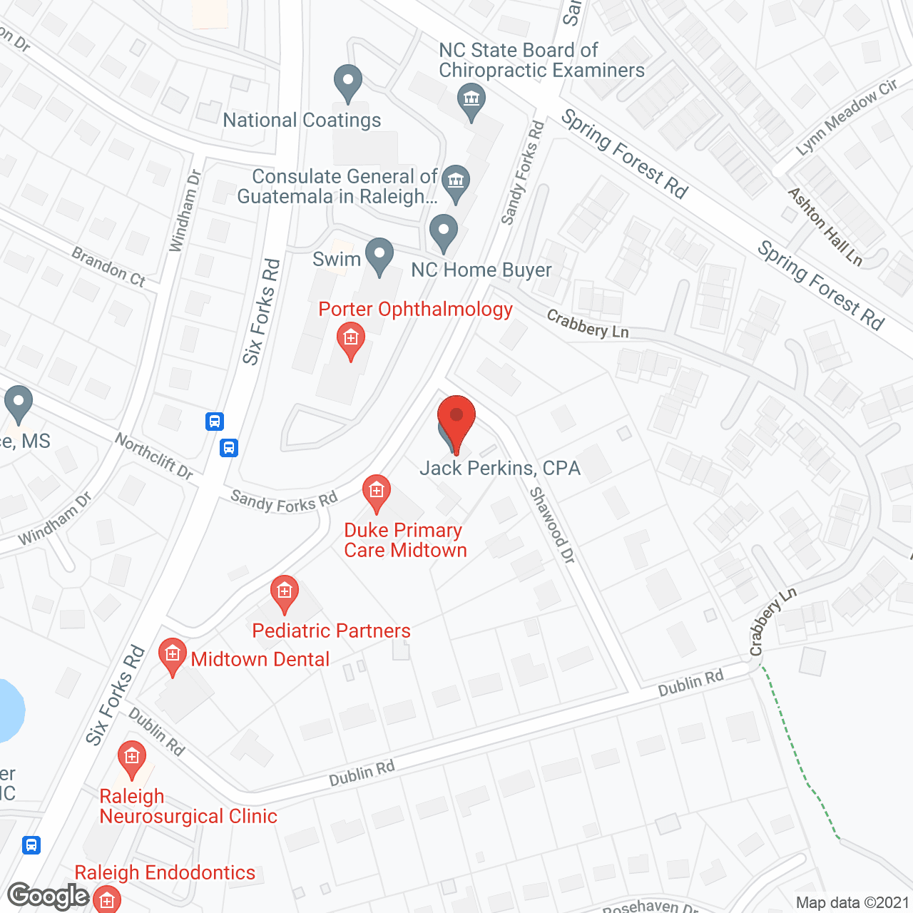 Map of the neighborhood around Living Well Family Care Home