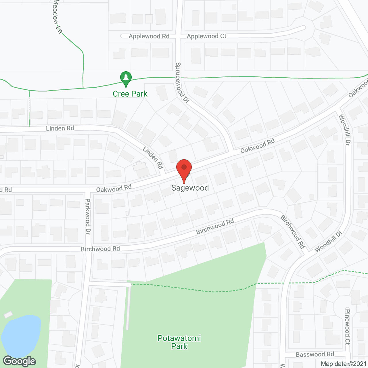 Map of the neighborhood around Beyond Senior Living