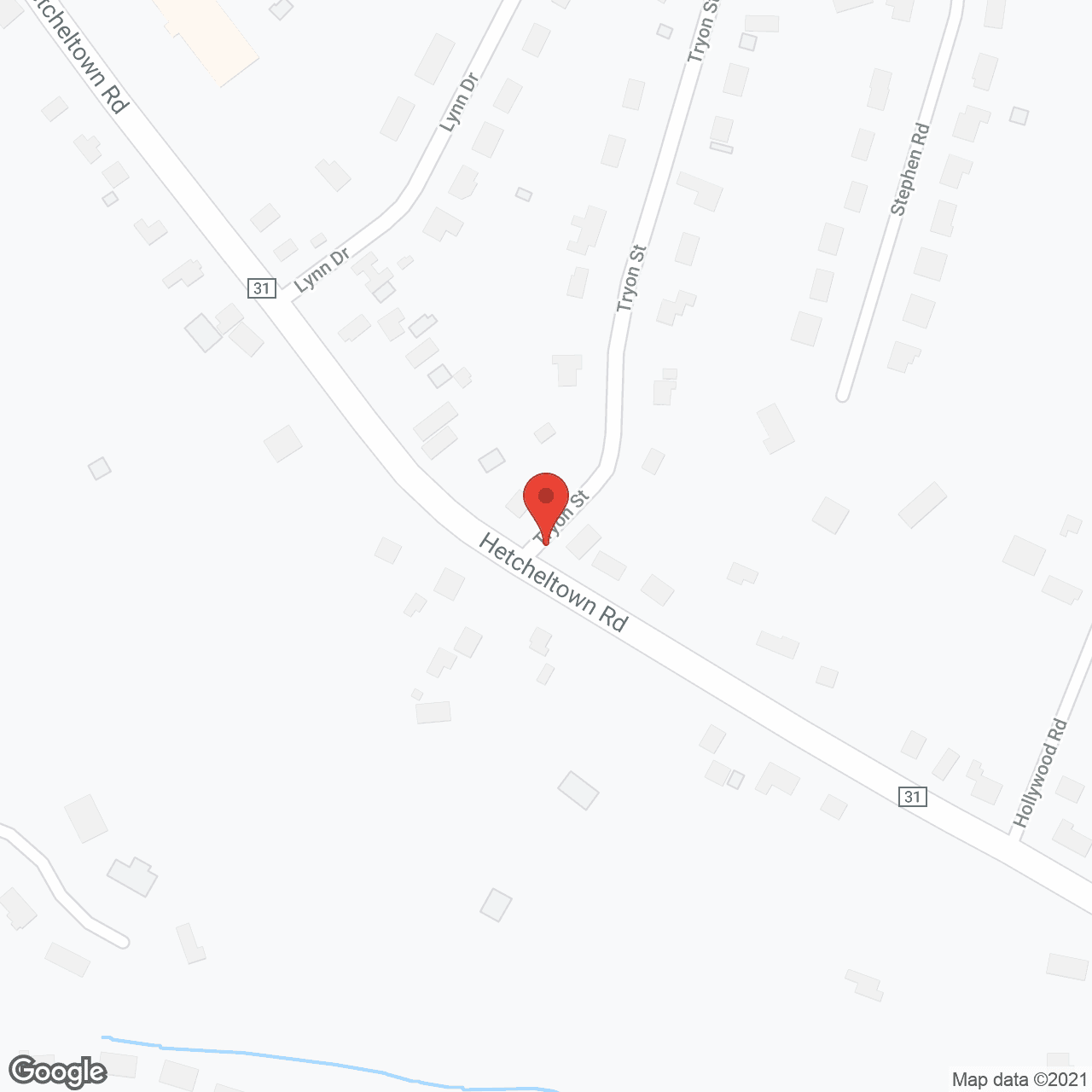 Map of the neighborhood around Holiday Glenville