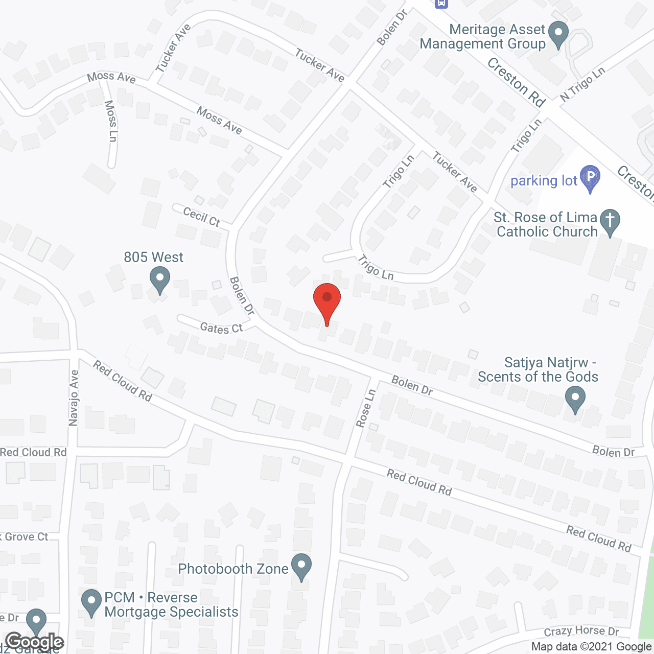 Map of the neighborhood around Royal Home Care