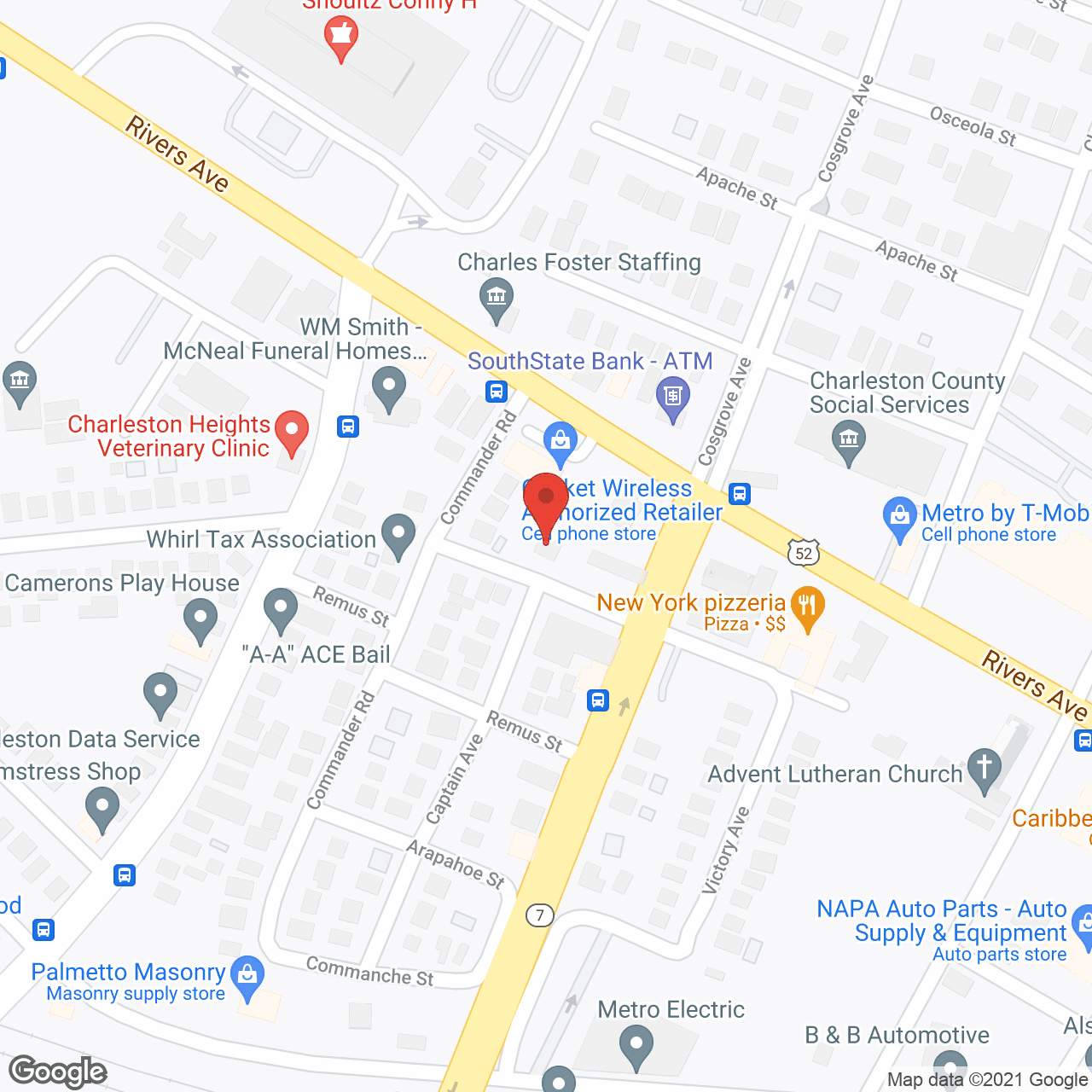 Map of the neighborhood around Care With Love