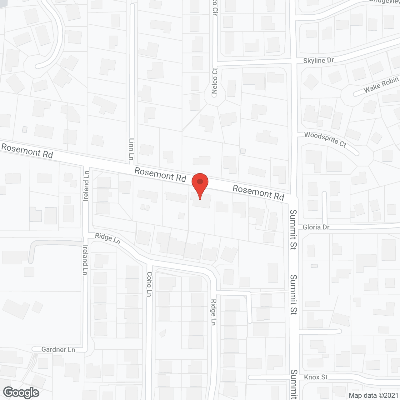 Map of the neighborhood around West Linn Summit Care