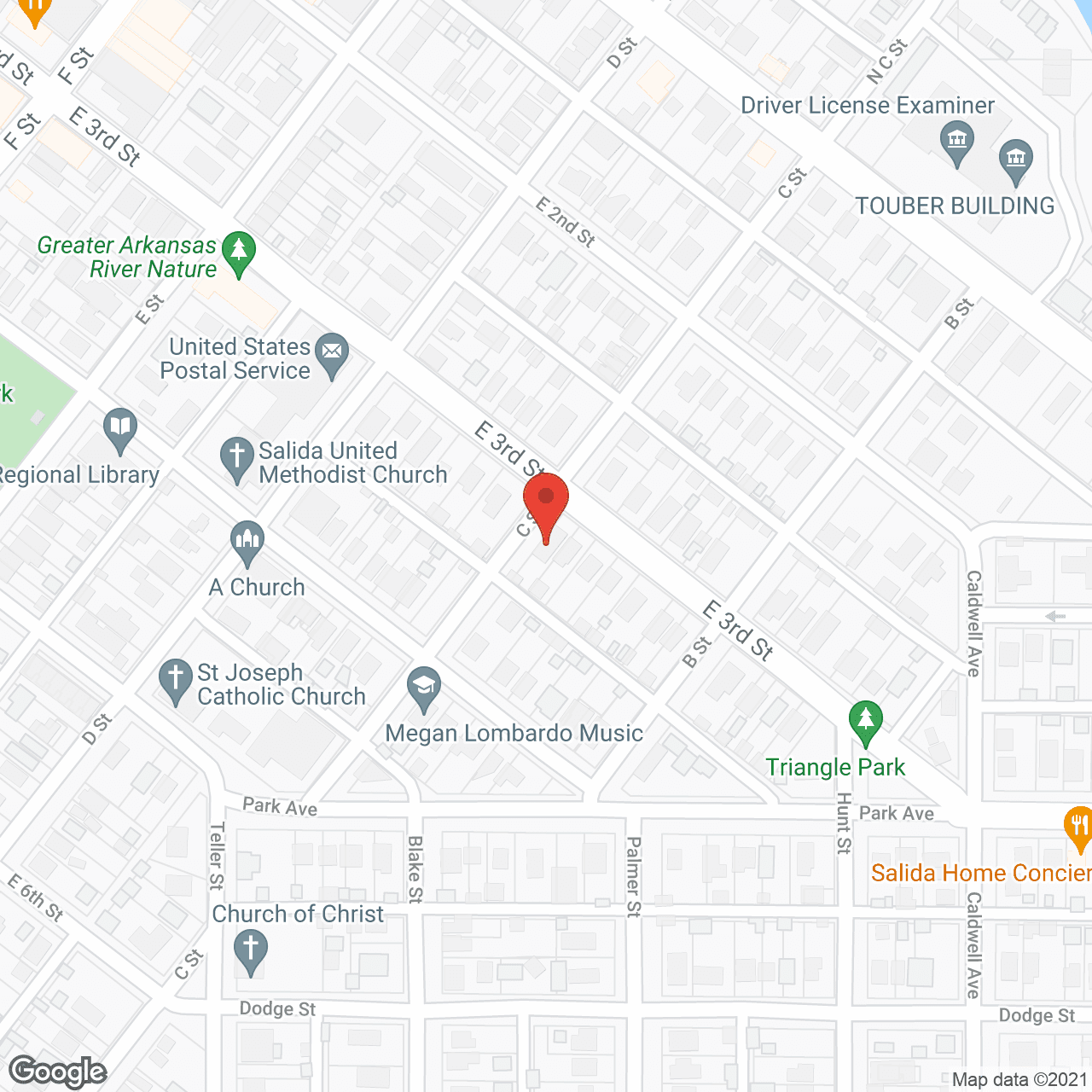 Map of the neighborhood around Safe Haven Manors of Colorado Inc.