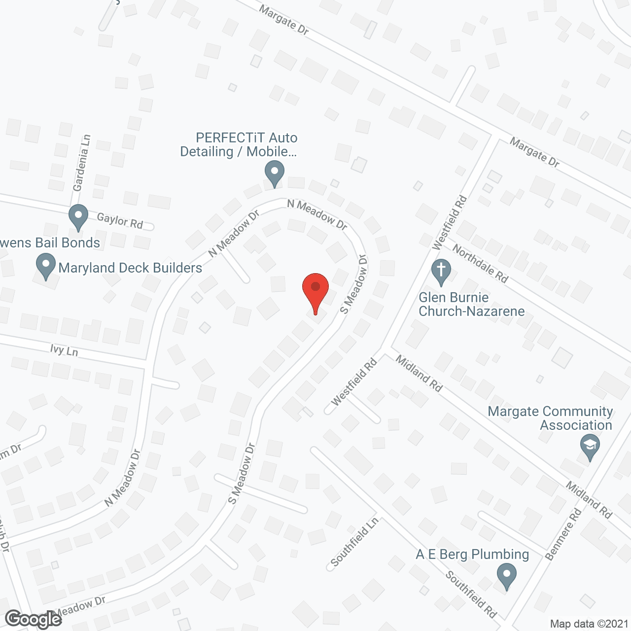 Map of the neighborhood around Hands of Love and Care LLC