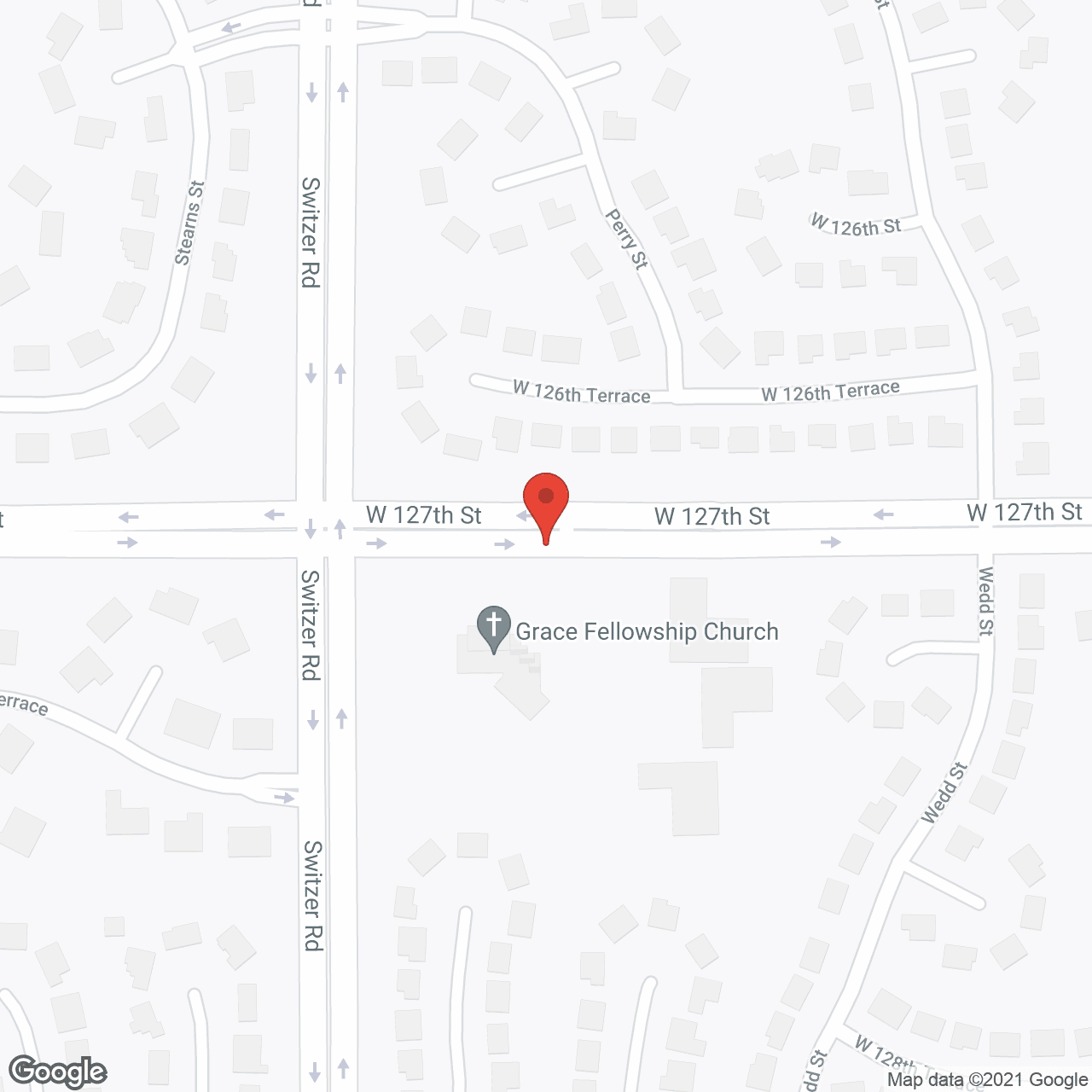 Map of the neighborhood around The Heritage of Overland Park