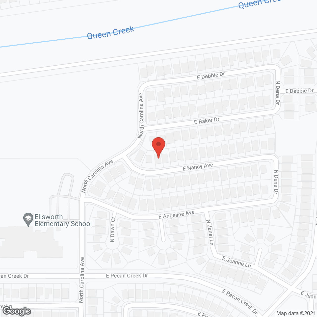 Map of the neighborhood around Silver Queen Home Care