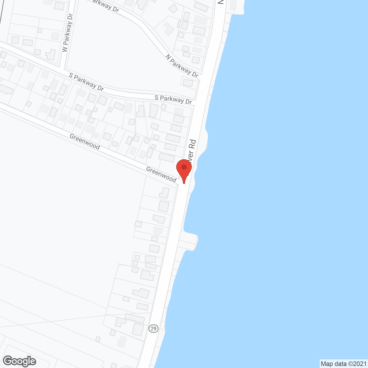 Map of the neighborhood around Great Lakes Inn