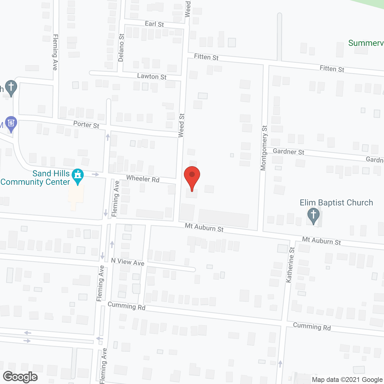 Map of the neighborhood around Trinity Personal Care Home of GA, LLC
