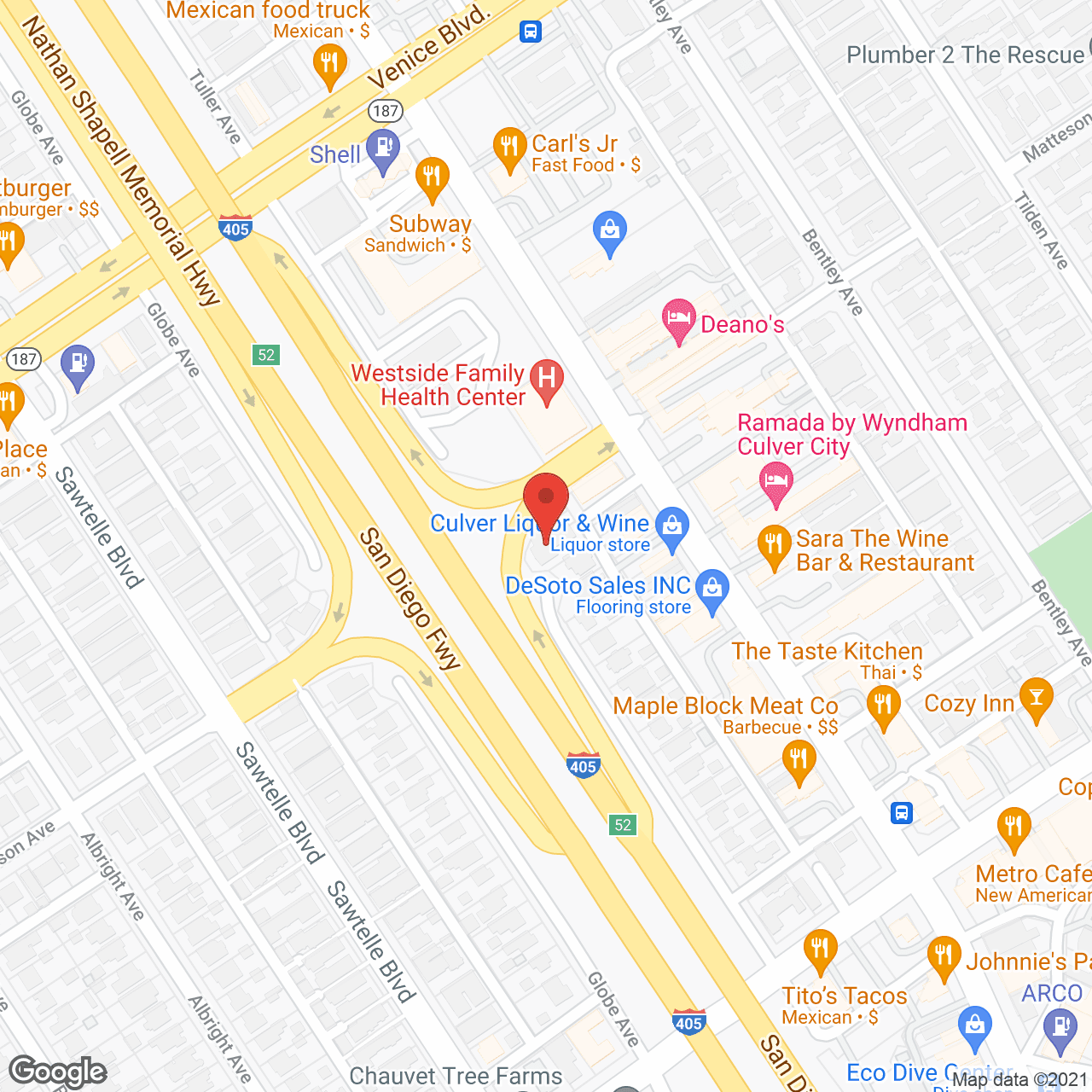 Map of the neighborhood around Ana's Elderly Care Home