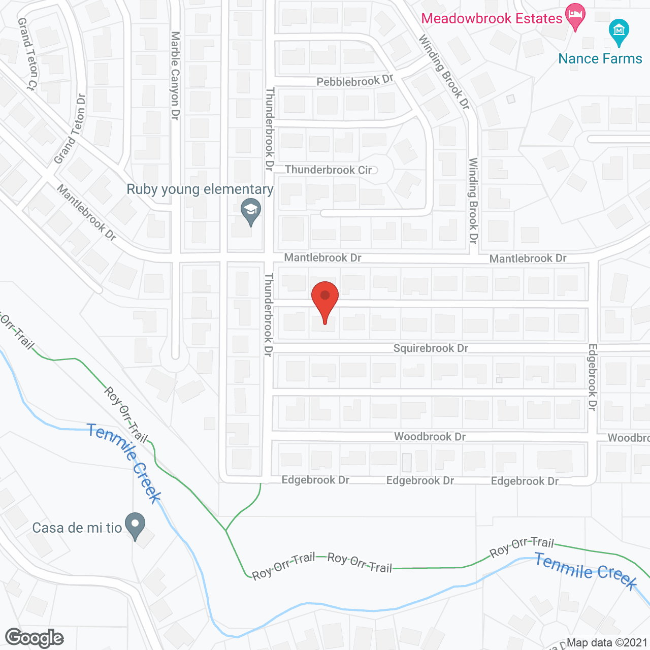 Map of the neighborhood around Pinnacle Assisted Living