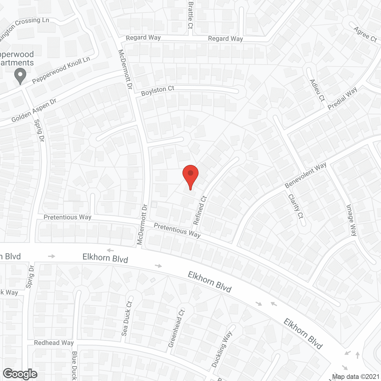 Map of the neighborhood around Refined Care Home