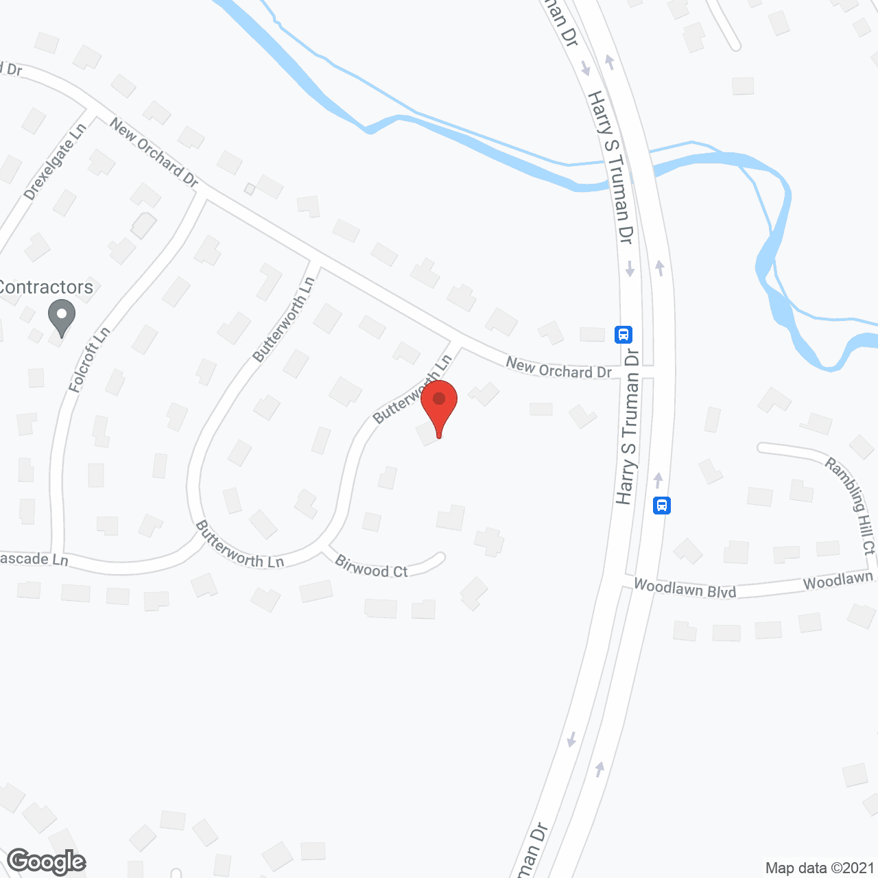 Map of the neighborhood around Peaceful Life Assisted Living Rambling Hills