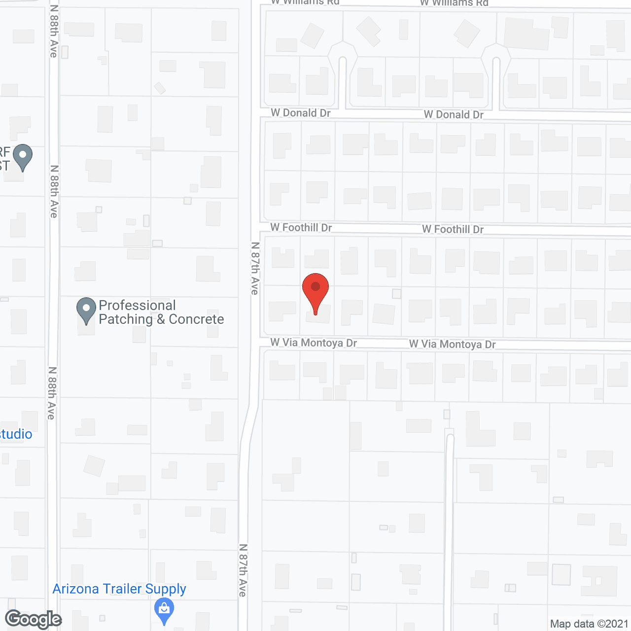 Map of the neighborhood around Elite Assisted Living