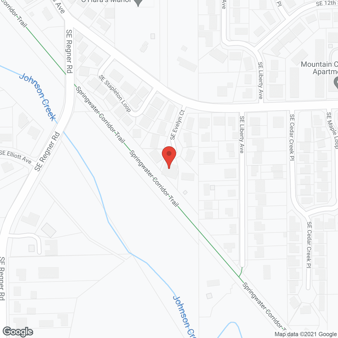 Map of the neighborhood around Angels Place Adult Foster Care