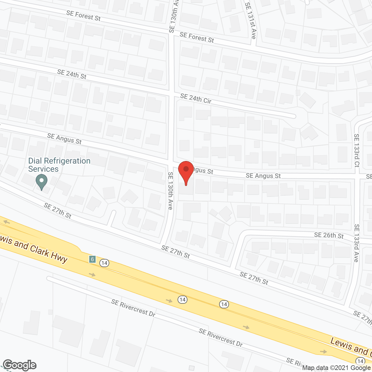 Map of the neighborhood around Mountain View Manor