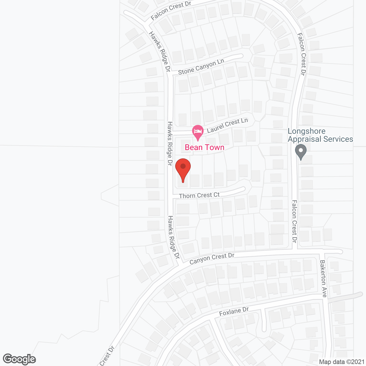 Map of the neighborhood around Mameleh and Tateleh's Upscale Senior Living