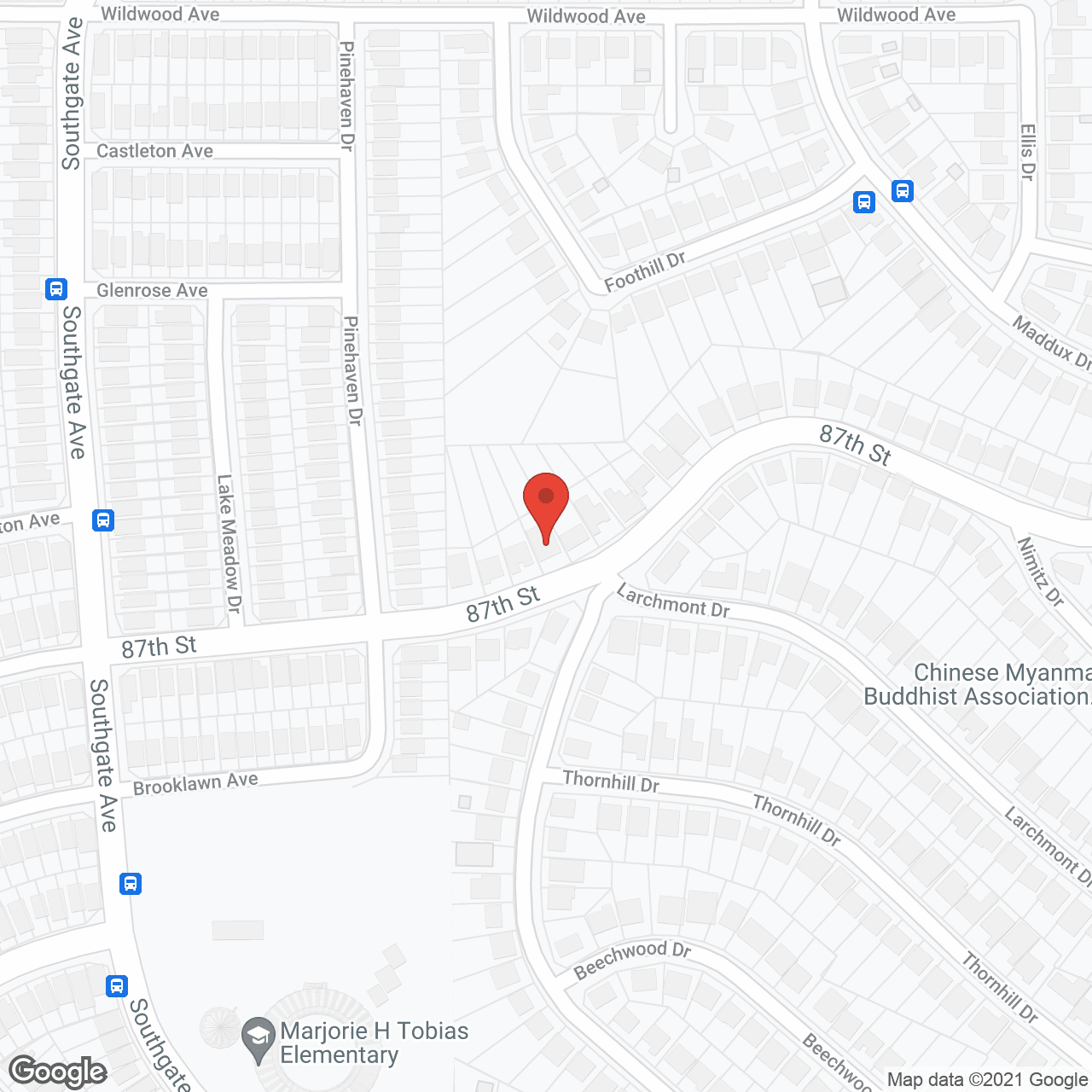 Map of the neighborhood around Precious Care Home
