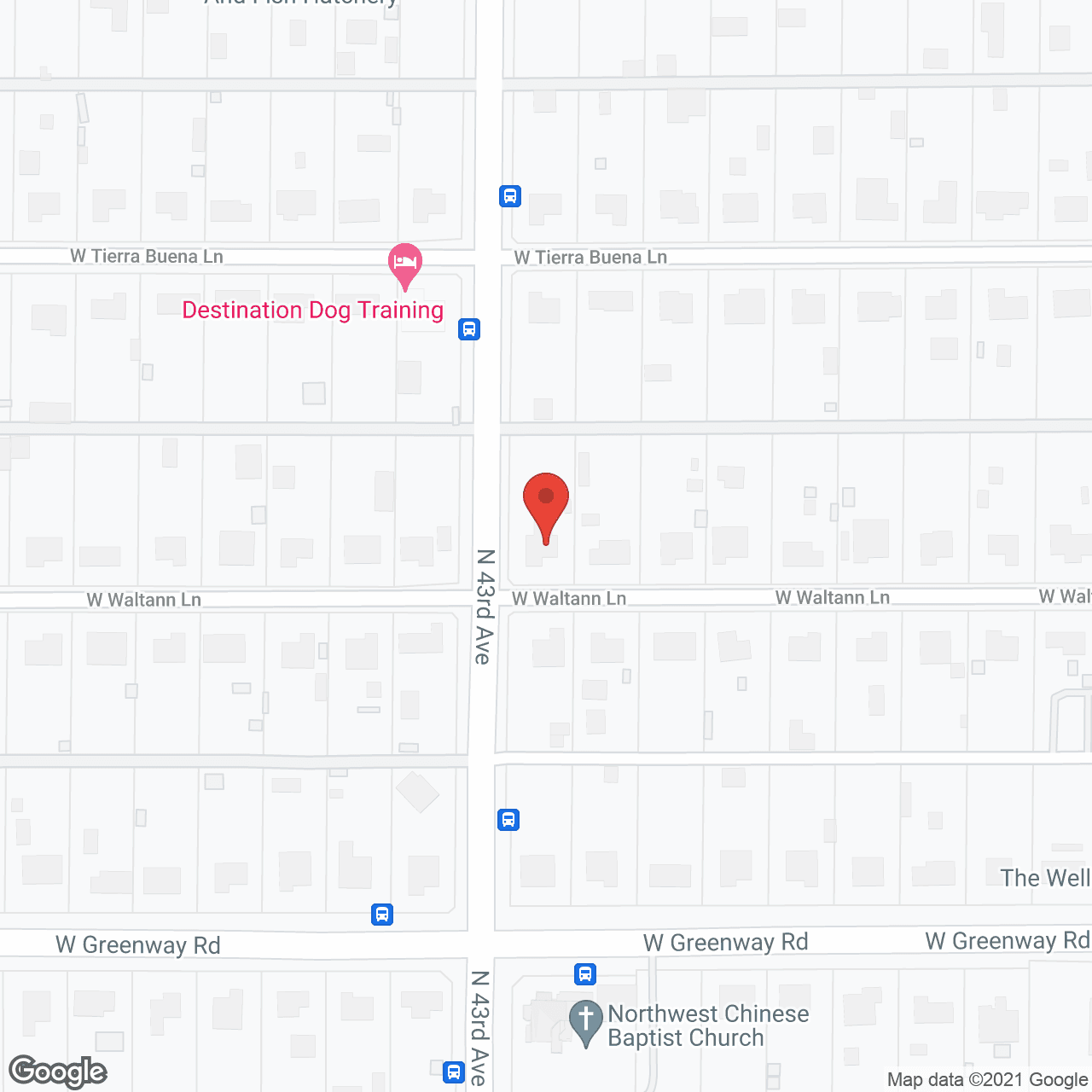Map of the neighborhood around Alegre Care Home