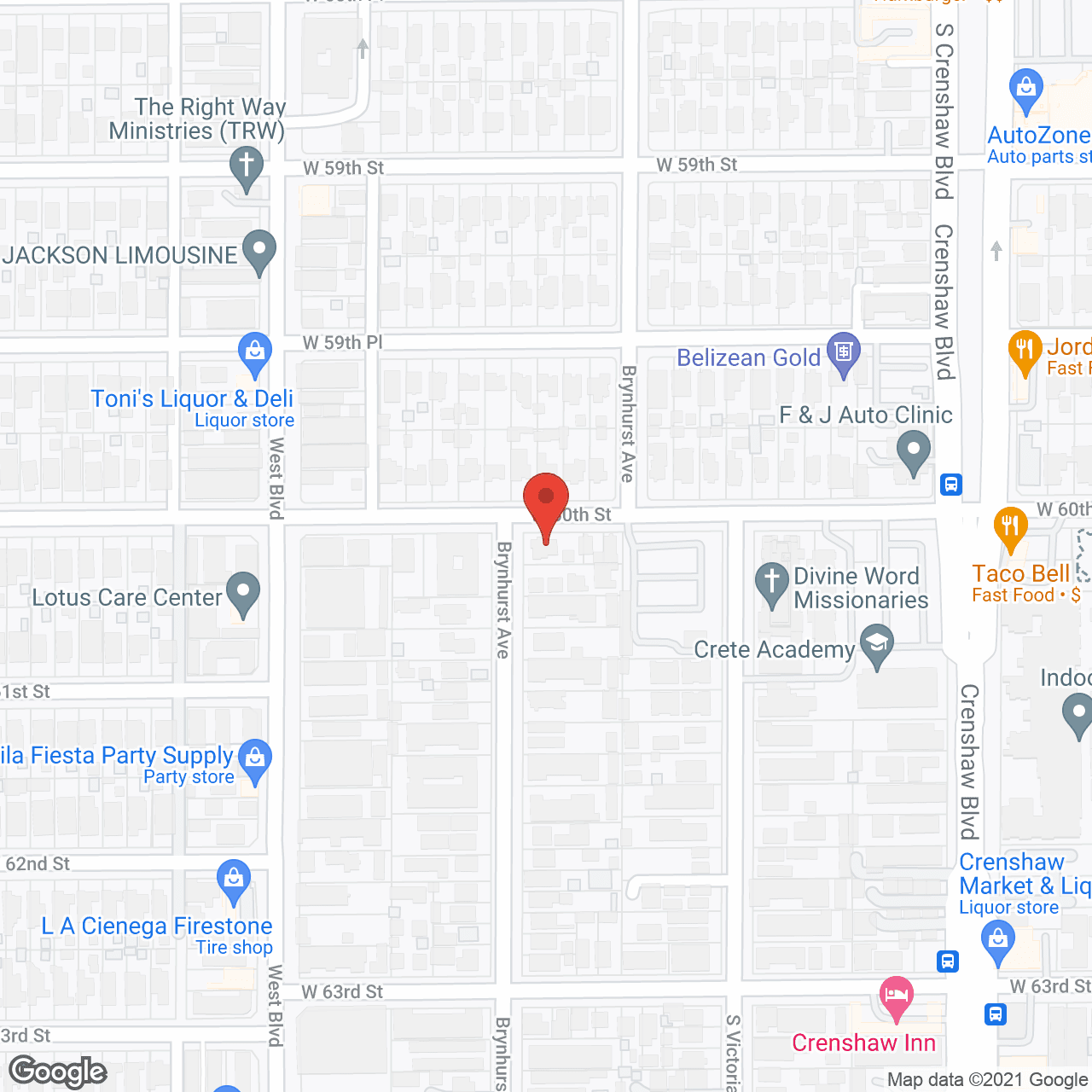 Map of the neighborhood around Oath - Park