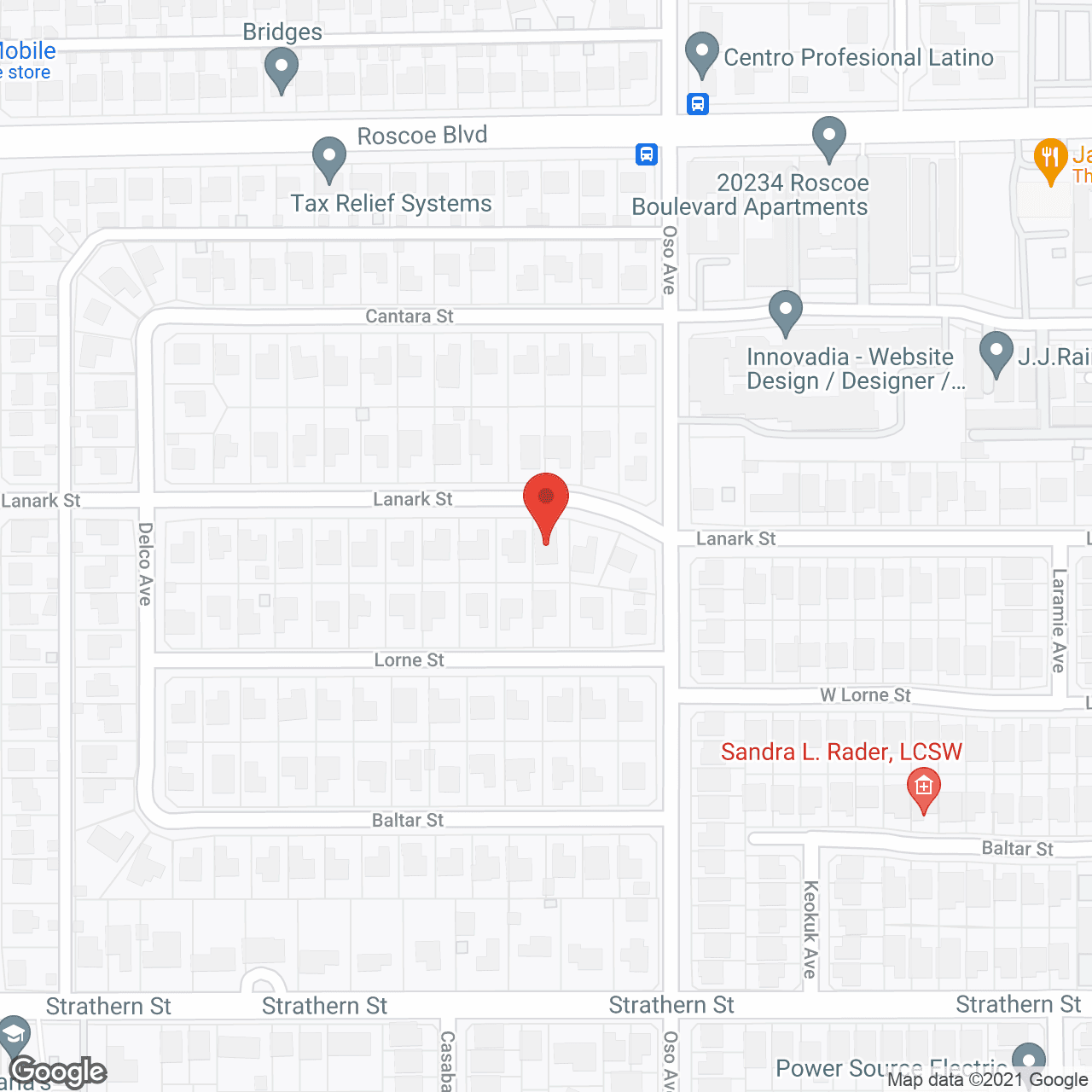 Map of the neighborhood around Diamond Care Villa