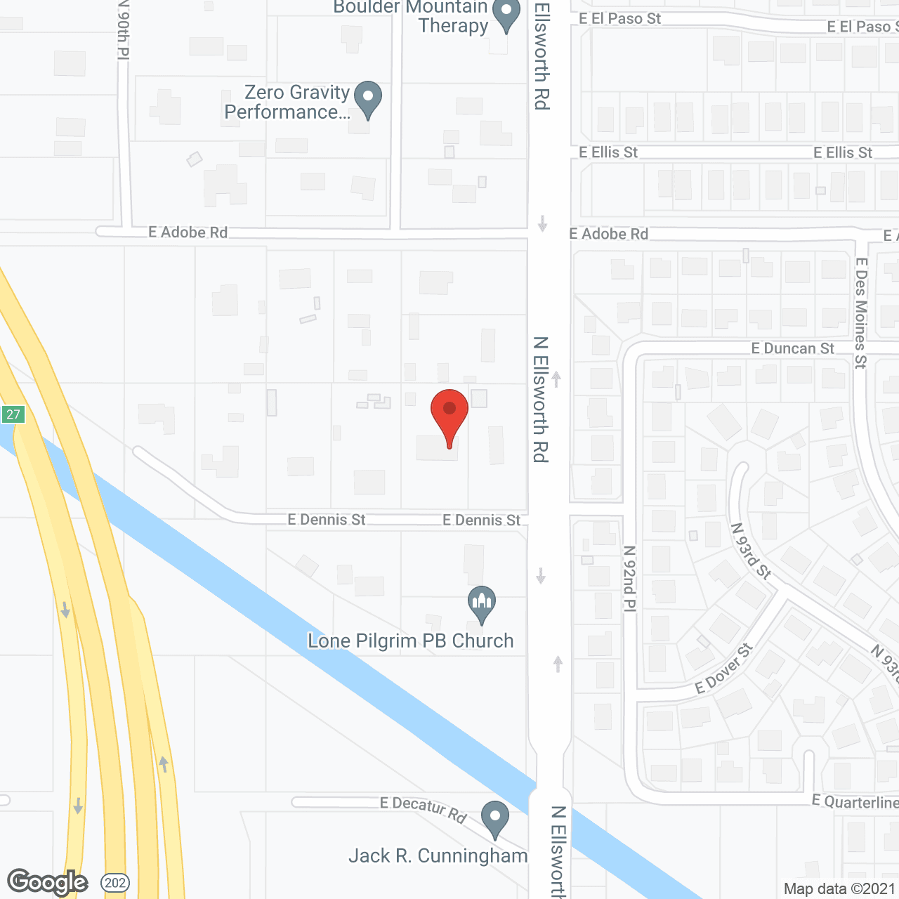 Map of the neighborhood around Golden Years Adult Care Home