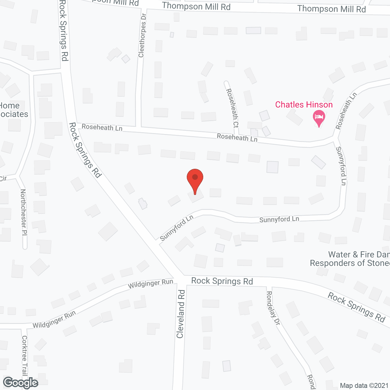 Map of the neighborhood around Divinity Personal Care Home