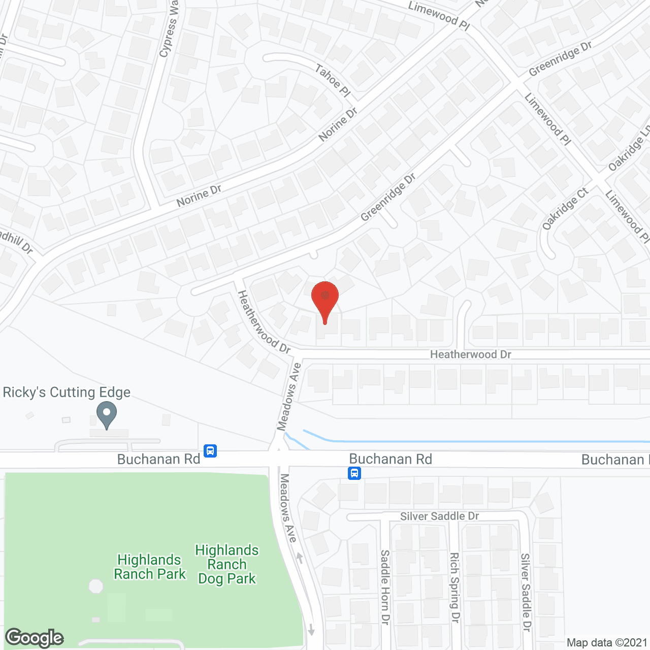 Map of the neighborhood around Tender Loving Care