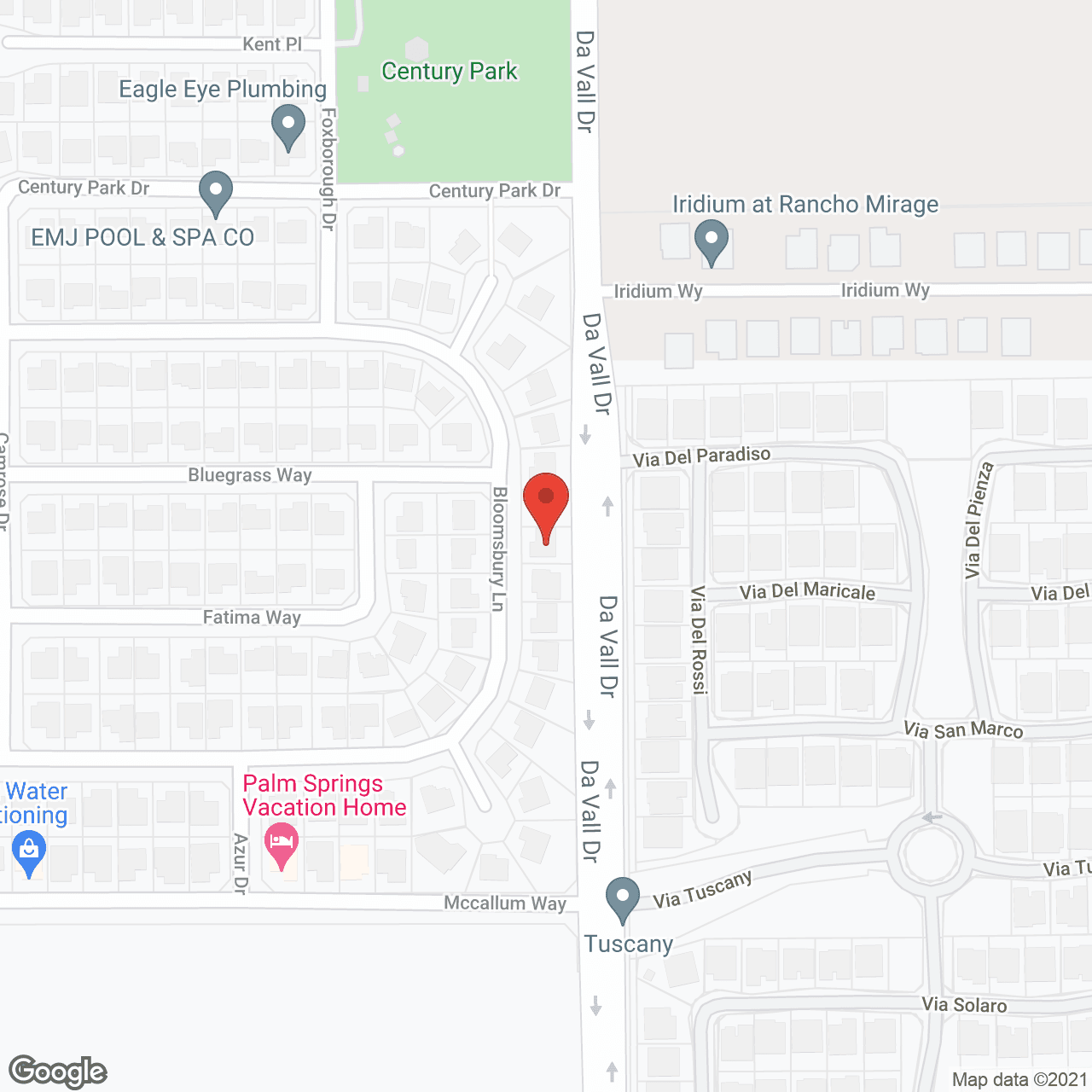 Map of the neighborhood around Dolores Homecare