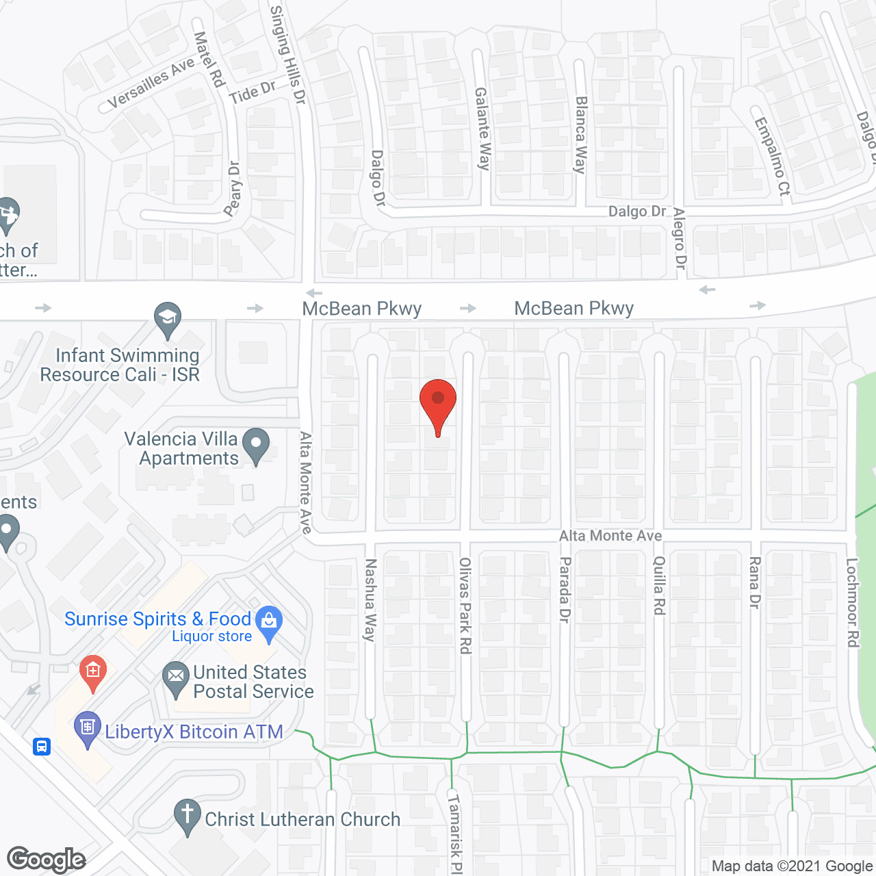 Map of the neighborhood around Trudez Homecare