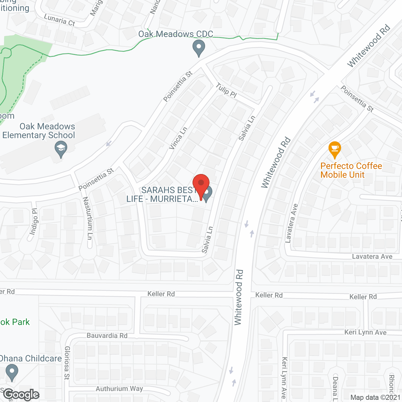 Map of the neighborhood around Best Life