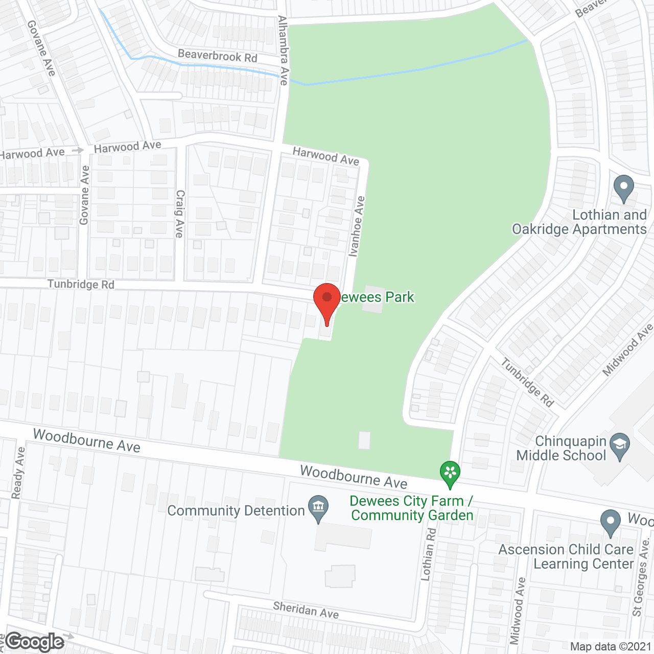 Map of the neighborhood around All Together Assisted Living