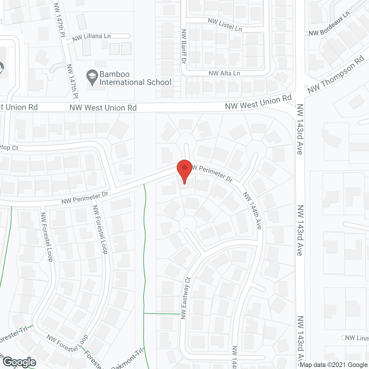 Map of the neighborhood around Flory's Care Home