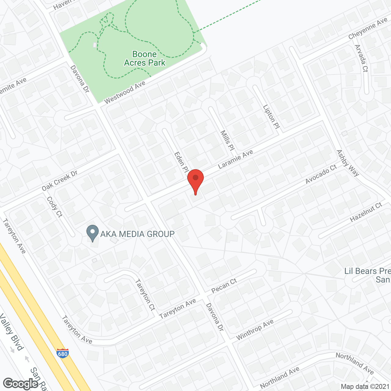 Map of the neighborhood around Karo Mina Care Home