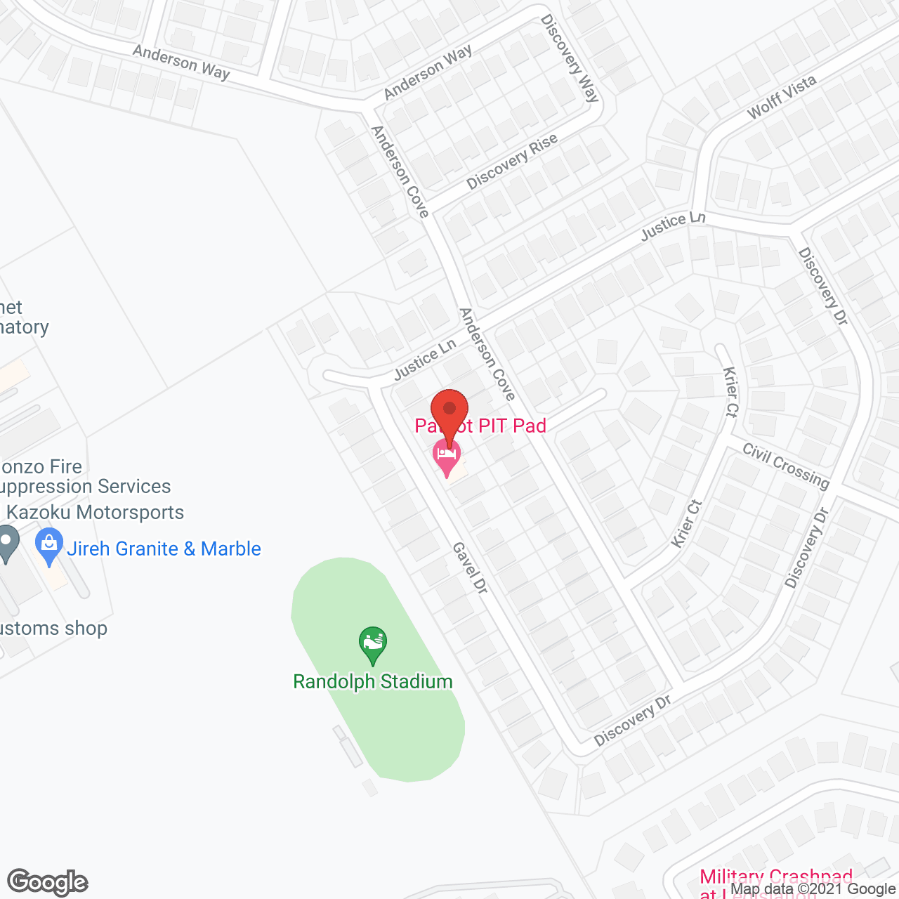 Map of the neighborhood around Miramar Home Care