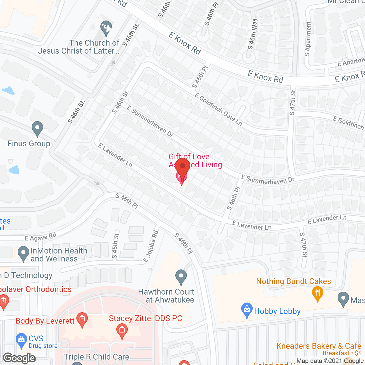 Map of the neighborhood around Gift Of Love Assisted Living LLC