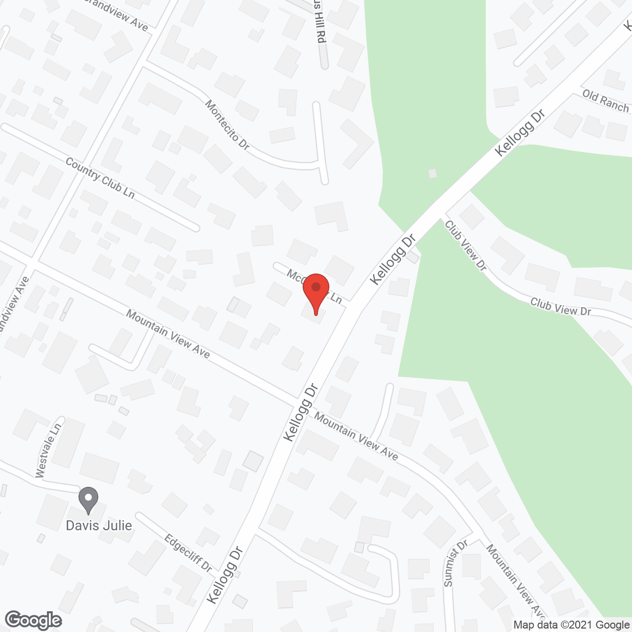 Map of the neighborhood around K's Loving Care in Yorba Linda