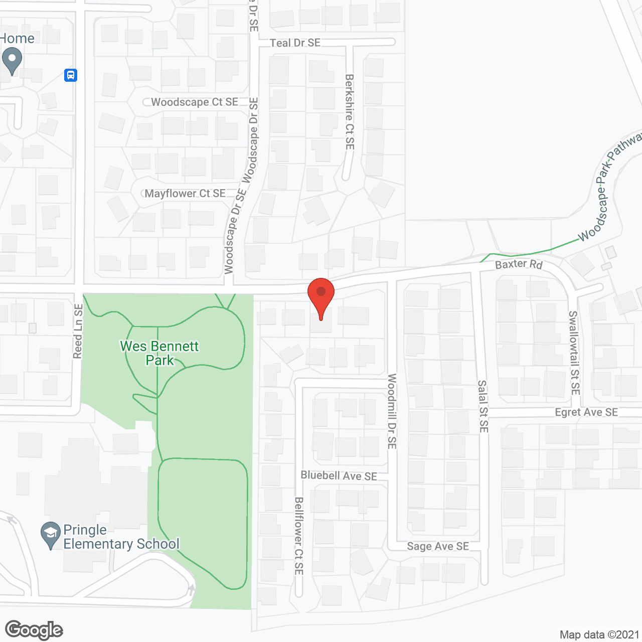 Map of the neighborhood around Premier Care Homes