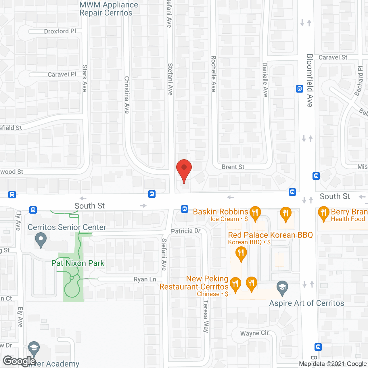 Map of the neighborhood around Jamber Residential Inc