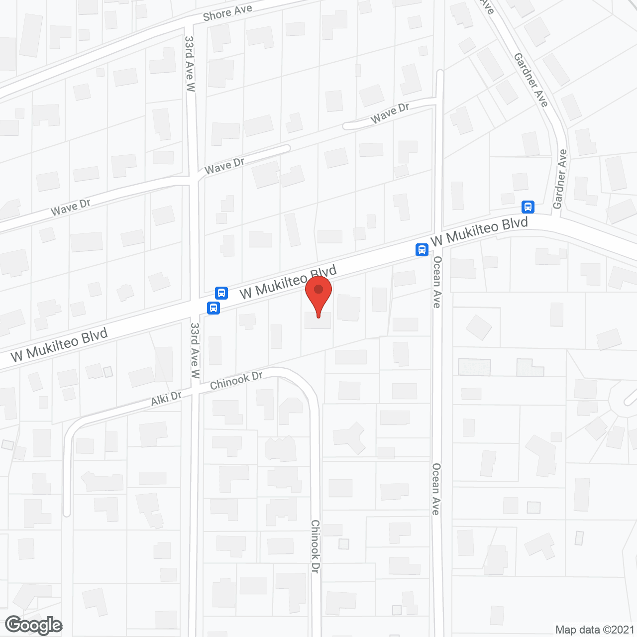 Map of the neighborhood around Emma's Angelic AFH
