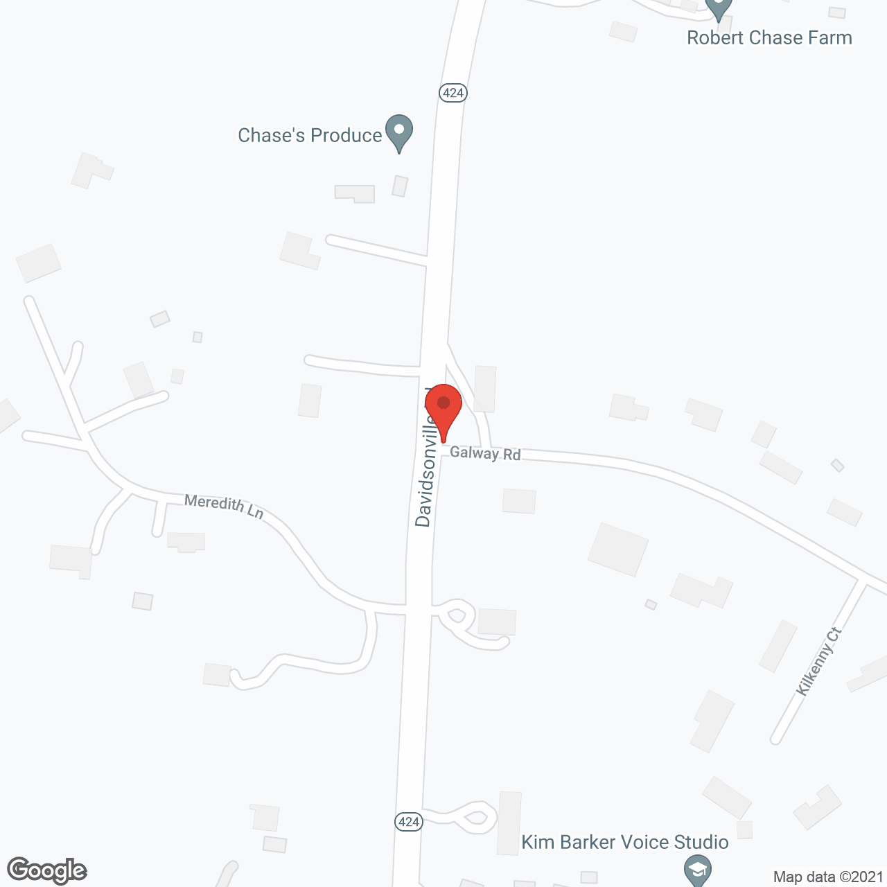 Map of the neighborhood around Riva Terrace 6