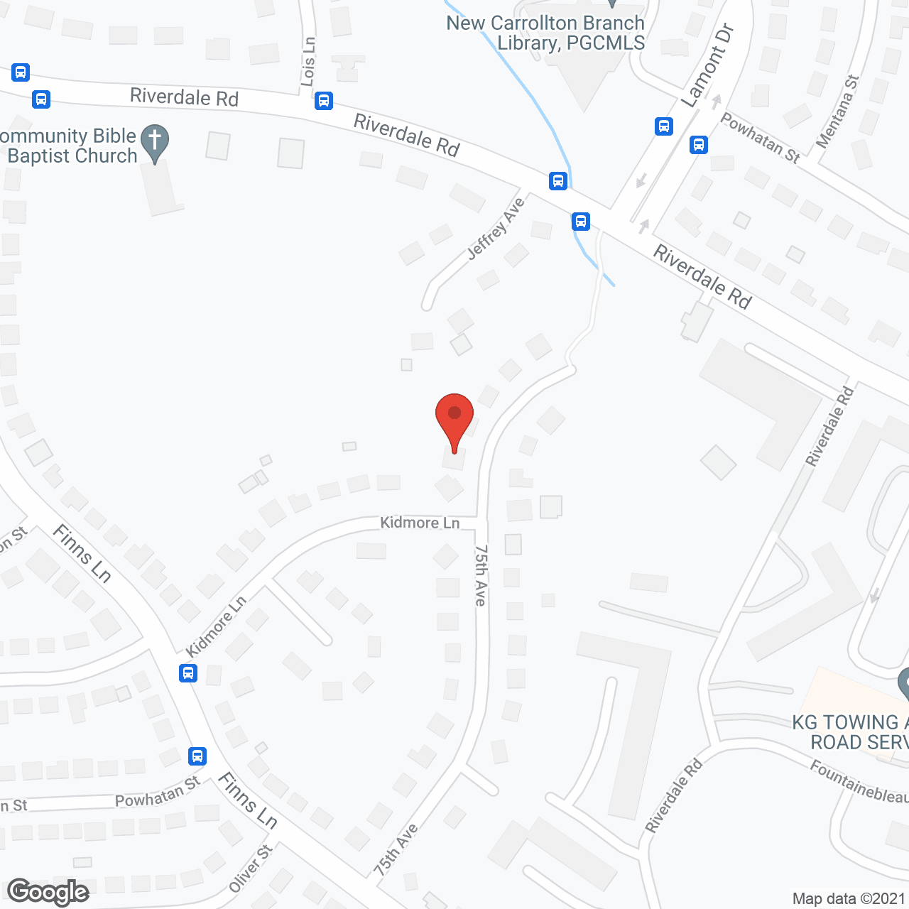 Map of the neighborhood around Angels Alert Care, Inc