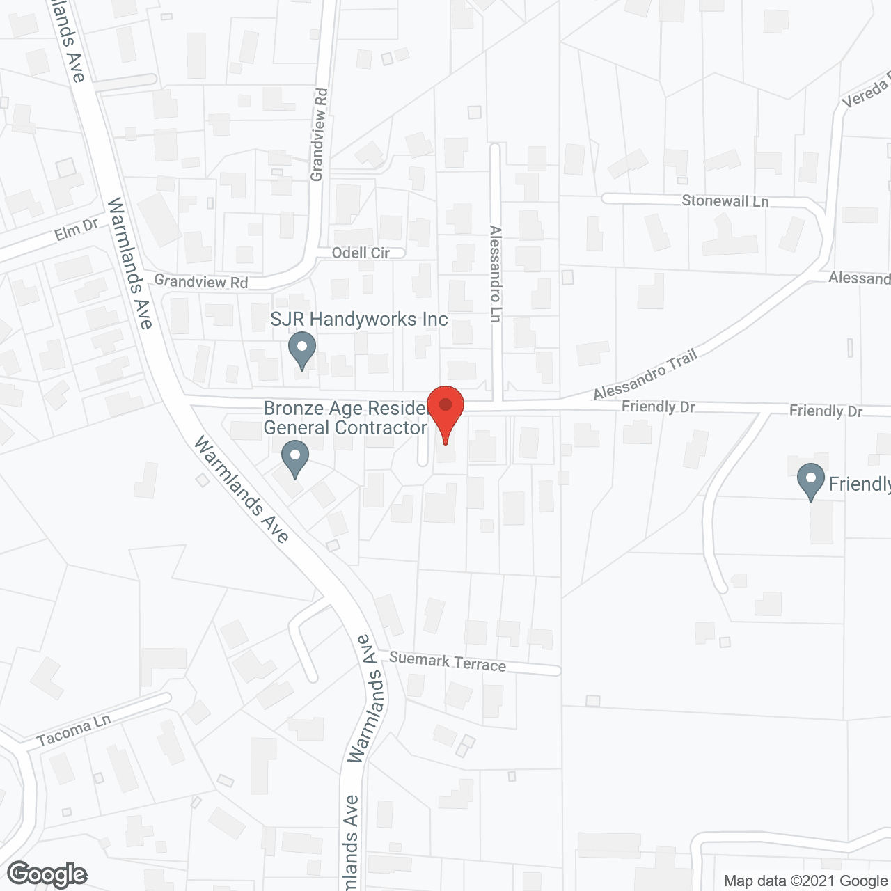 Map of the neighborhood around Home Sweet Home