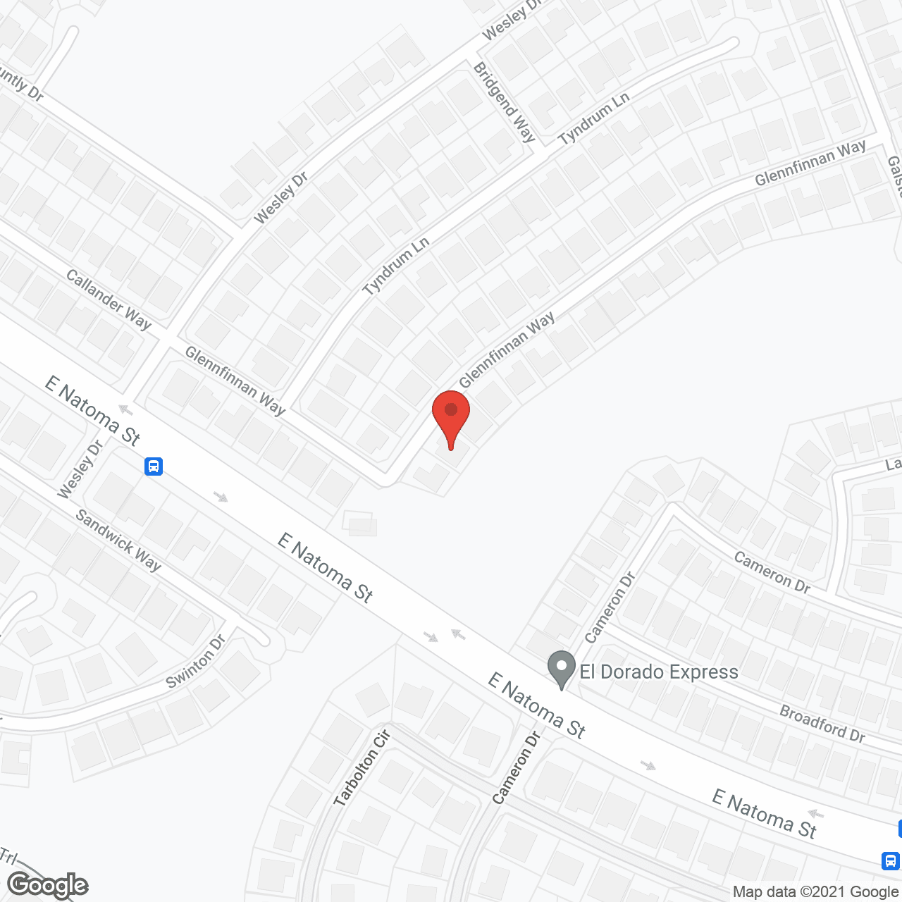 Map of the neighborhood around Compassionate Senior Care