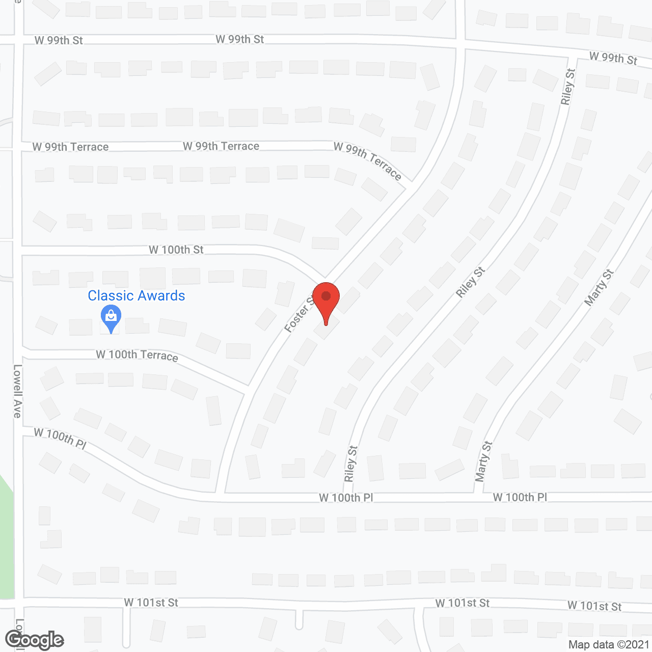 Map of the neighborhood around Goshen Home Care