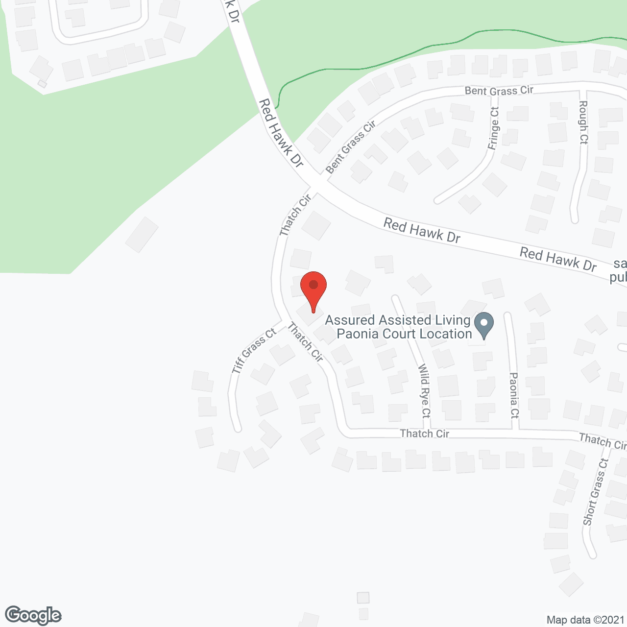 Map of the neighborhood around Assured Assisted Living 5